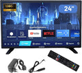 Telewizor Smart TV TEBER – V/24, 24 V, 24 cali, 5 W – Czarny, Bluetooth, pilot zdalnego sterowania, Smart TV V – 1920 × 1080, DVB- S2, Full HD