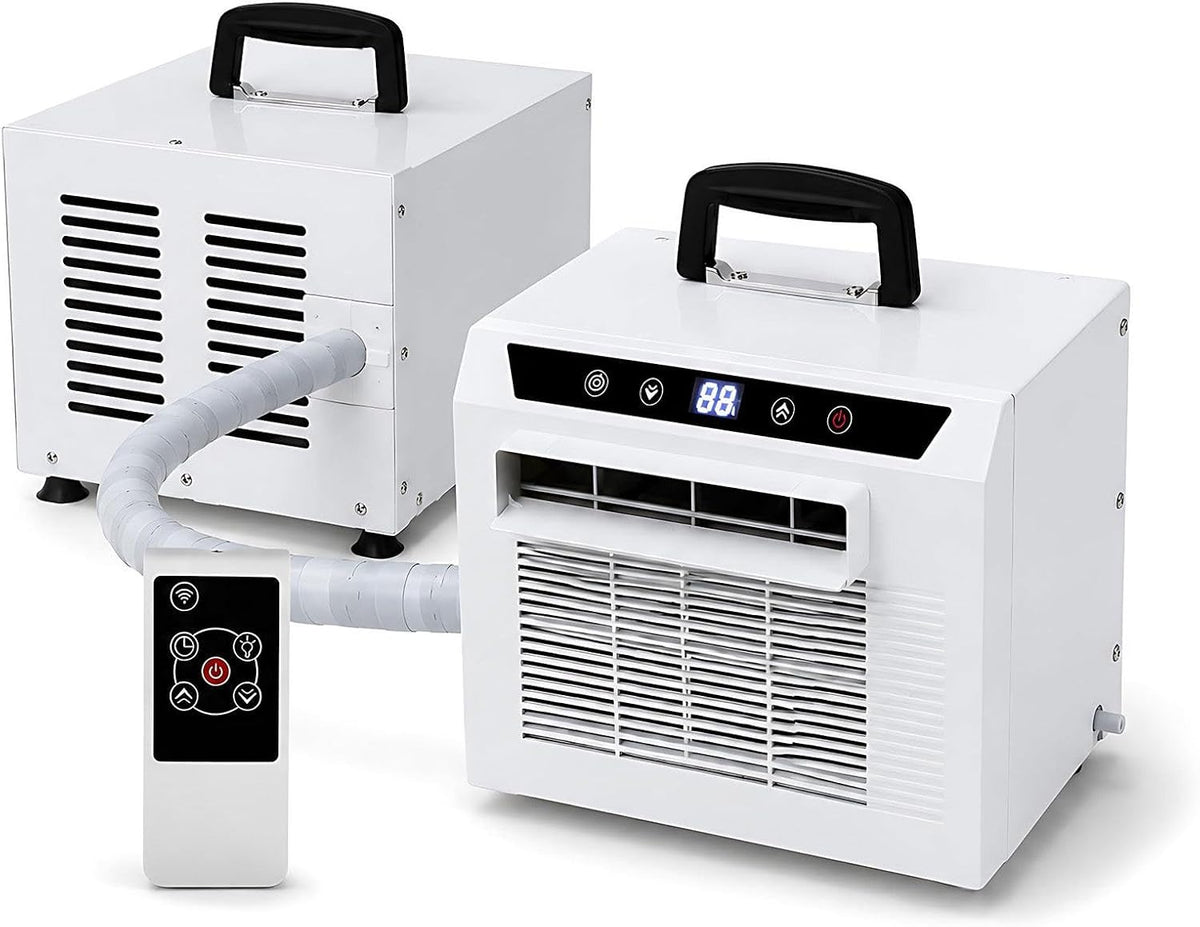 Klimatyzator liuyunfeiGL, 110 V – 191 × 285 × 230 mm, 3000 BTU, Biały, USB – automatyczne wyłączanie, split, Bez instalacji 110 V- 1Metre