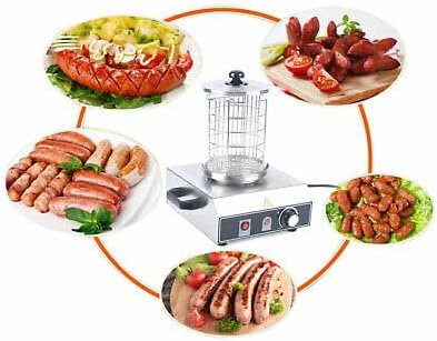 BuRuiYoten Płyta grzewcza, 350 W, 16 x 21,5 cm, 220 V – Srebrny, stal nierdzewna, do produkcji bufetu