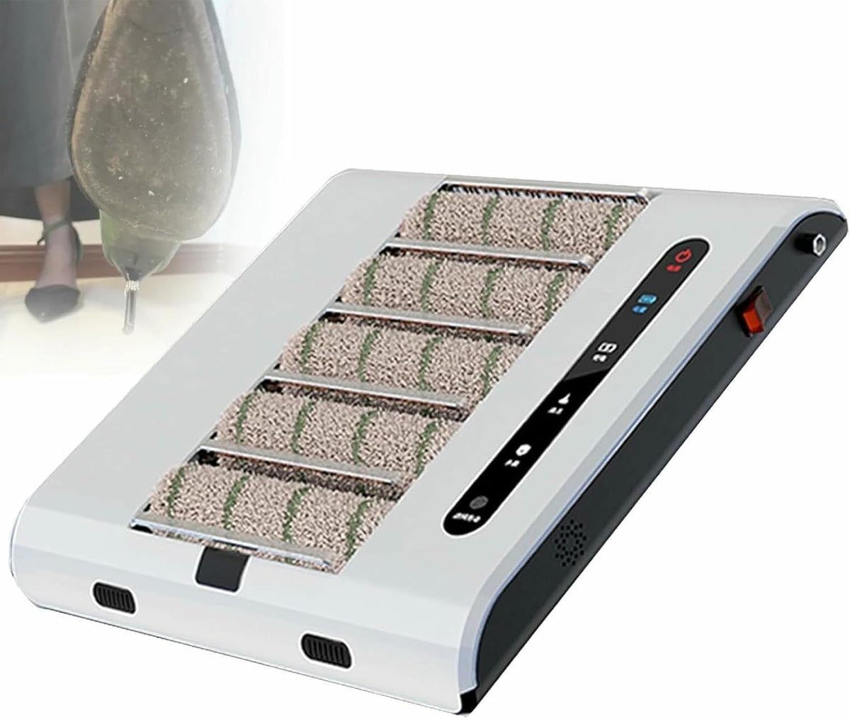 Wyroby myjące do obuwia VYUJHNBG, 350x353x53 mm, 55 dB, 4 kg – Czarny, Czyściciel, czyściciel soli elektrycznej, dla domu i biura