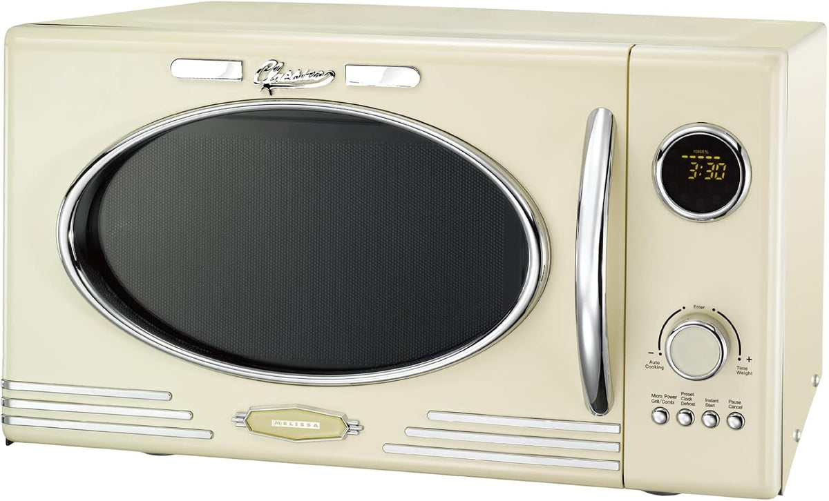 Grill melissa, 1000 W – 23 l, 270 mm, Czarny / Srebrny, oświetlenie LED – mini piekarnik