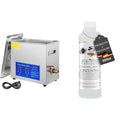 VEVOR Czyszczenie i konserwacja, 6 l – 180 W, 220 V, Czarny, oświetlenie LED – Ultrasoniczny czyszczarka, Ultrasoniczny zbiornik czyszczący