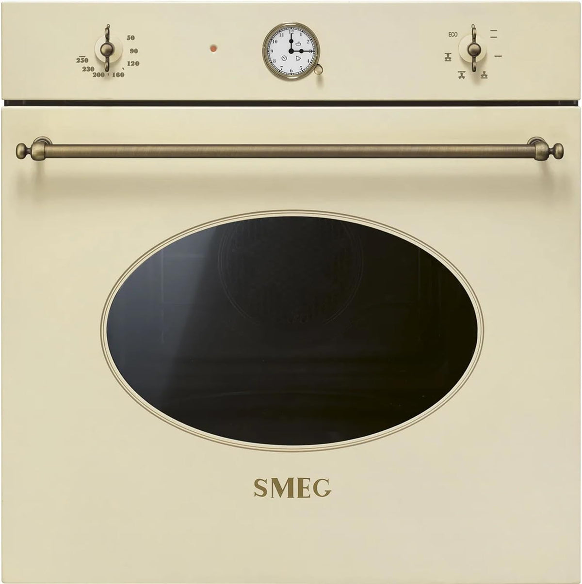 Piekarnik do zabudowy Smeg, SF68C1PO – 60 cm, Czarny / Srebrny, SF68C1PO Piekarnik elektryczny, 6 programów – klasa energetyczna E