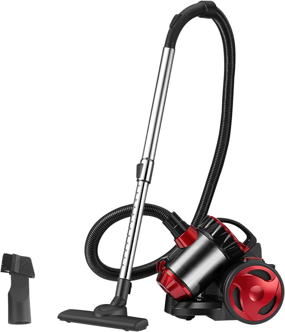 XOQUAI Odkurzacz, 5 l, 2000 W, 4.5 m – Czarny, tradycyjny, tłumik, system filtracji HEPA – 5 l pojemności