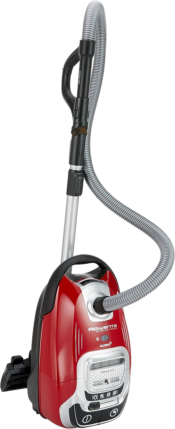 Rowenta Odkurzacz, RO7473, 400 W – 58 dB, Czerwony/Srebrny/Czarny