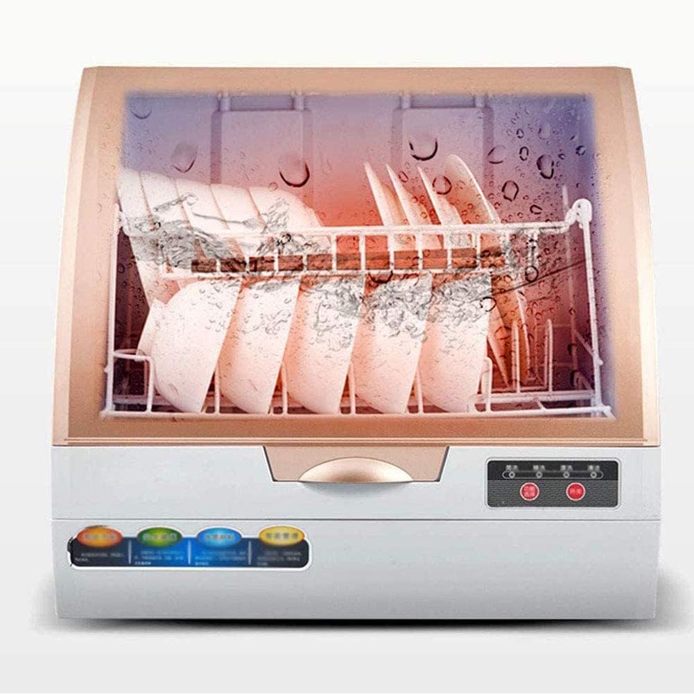 Biurko RKYRRKI, 5 l, 440 mm – Biały/Beżowy, Kompaktowa zmywarka wa, przenośna zmywarka na blat, bezpłatna instalacja