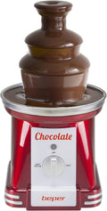 BEPER Fontanny i fondue z czekolady, P101CUD200 – 750 ml, Czarny, P101CUD200 Fondue, 3 poziomów – Fontaine Czekolada w 3 poziomach kaskada
