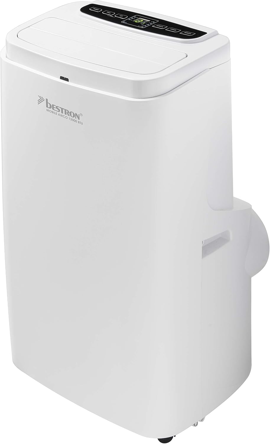 Klimatyzator Bestron, AAC12000, 50 l, 72 x 42 x 36 cm – 3 W, Biały, oświetlenie LED, pilot zdalnego sterowania – timer, 3 w 1, AAC12000 przenośny