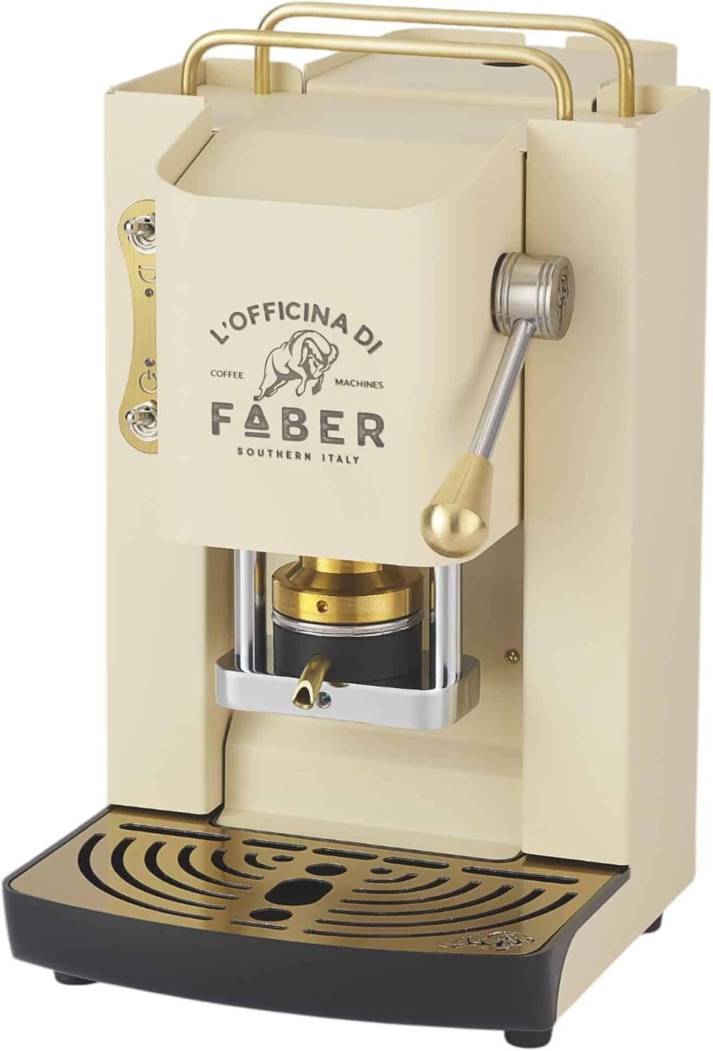 FABER COFFEE MACHINES Ekspres do kawy, 44 mm, 1,3 l – Kremowy
