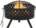 Ordellia Grzejnik elektryczny, 68 cm – Srebrny / Czarny, funkcja grilla, plener, grill – czarny