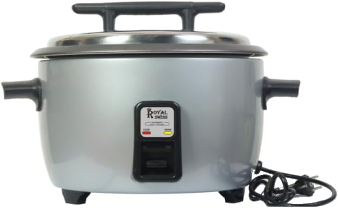 Ryżowar Royal Swiss, 4.2 l – 220 V, Czarny, XL 4 Gotownik, elektryczna kuchenka ryżowa – profesjonalny