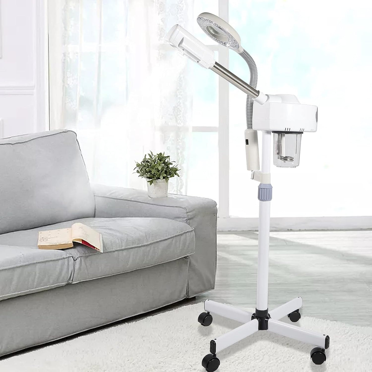 SaunaCity in Sauni BuRuiYoten – 12 x 12 x 120 cm, 220 V, 4.2 kg, Czarny – składana konstrukcja, 2 w 1, lampa, dekoracja salonu – powiększenie