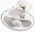 Wentylator stojący YPIOUREN, 44 cm, Biały, metal – Wentylator, zewnętrzny, przemysłowy, 3 prędkości – obrót 360 °