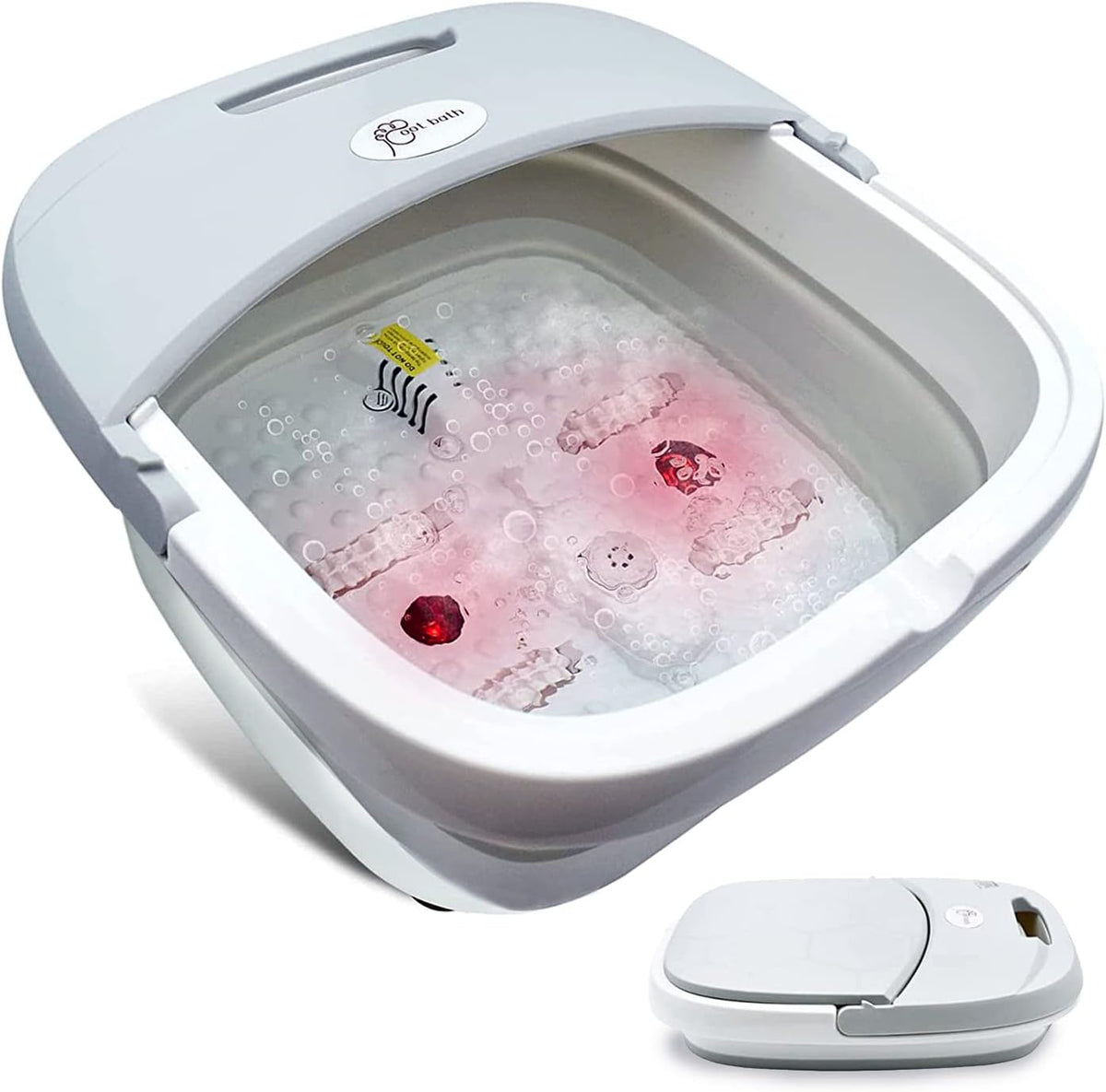 TopHomer Masażer do stóp, 500 W – 7 cm, Czarny, Elektryczny grzejnik, Pleasant Boot 500 W – 4 Masaż i Wibracje Rolle