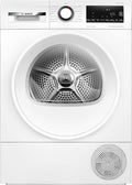 Bosch Suszarki z pompą ciepła, WQG24502EN, 8 kg, 84,2 cm – Biały, suszarka z pompą ciepła, WQG24502EN Suszarka, szybkie suszenie 40 minut – Seria 6