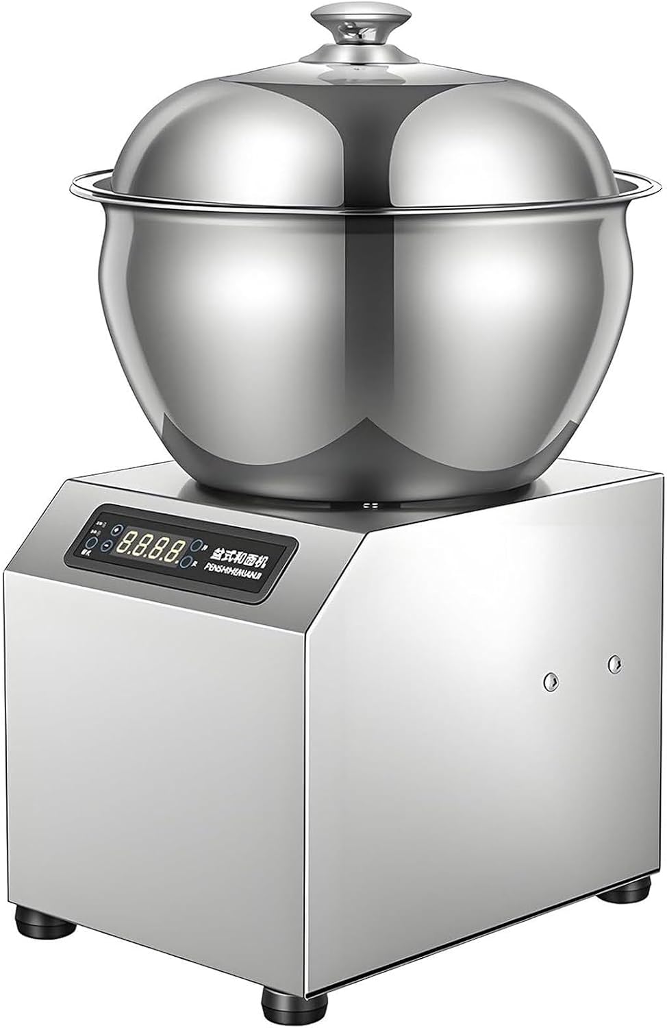 PioMue Robot kuchenny – 5 kg, 2200 W, 110 V, Czarny – automatyczne wyłączanie, 5 kg / 11lbs elektryczne ugniatanie w podwójnej rotacji, Solidne
