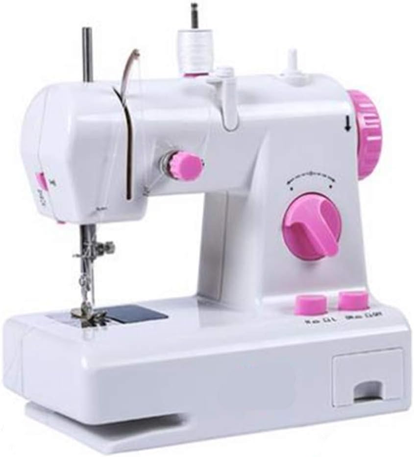 Maszyna do szycia CGOLDENWALL, 6 V – 2 mm, Różowy, elektryczna, profesjonalna