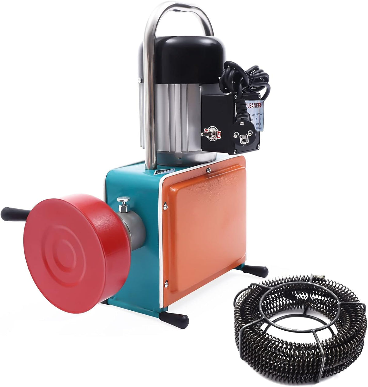 Fretki CHERIPOLI, 1000 W, 1000 m – Czarny, aluminium, Zlewozmywak W 30, Spirale do czyszczenia rur 1000 m