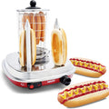 Salco Aparatura do hot dogów, 450 W, Czarny – Hot Dog Maker, Kuchenka, Ogrzewanie, dla 2 rolki