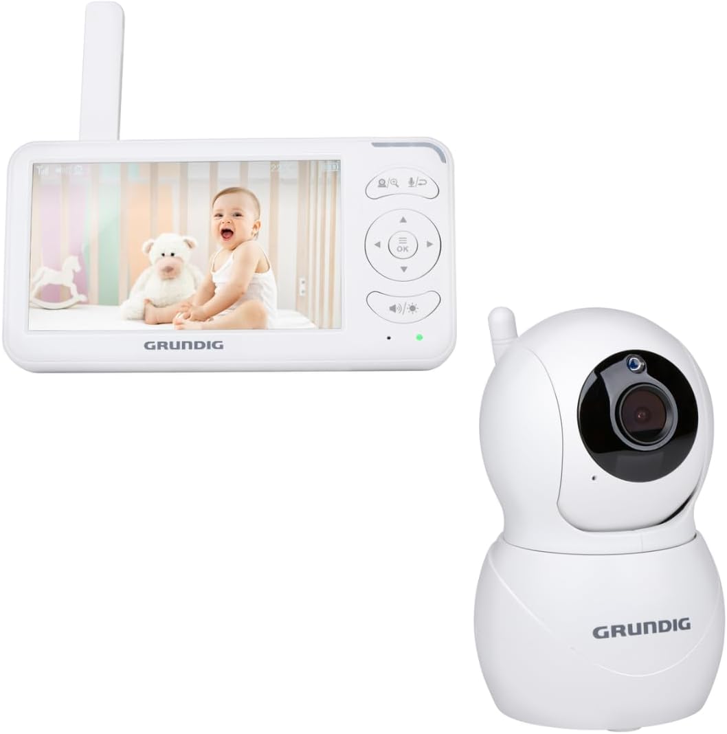 GRUNDIG Monitory wideo – Biały, Babyphone, monitor wideo dla dzieci