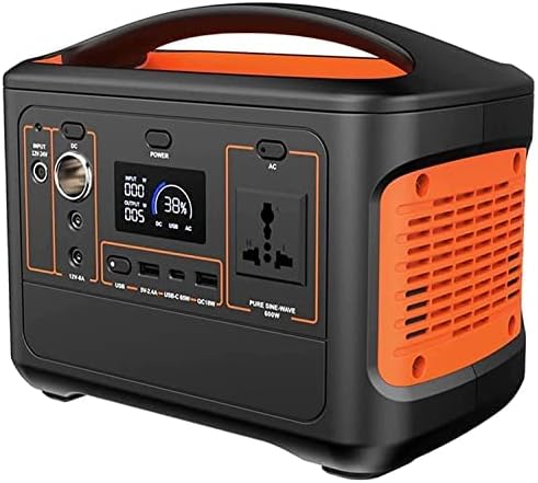 VRBFF Agregatory, 500 Wh, 220 V, 270 x 172 x 220 mm – Czarny/Pomarańczowy, USB