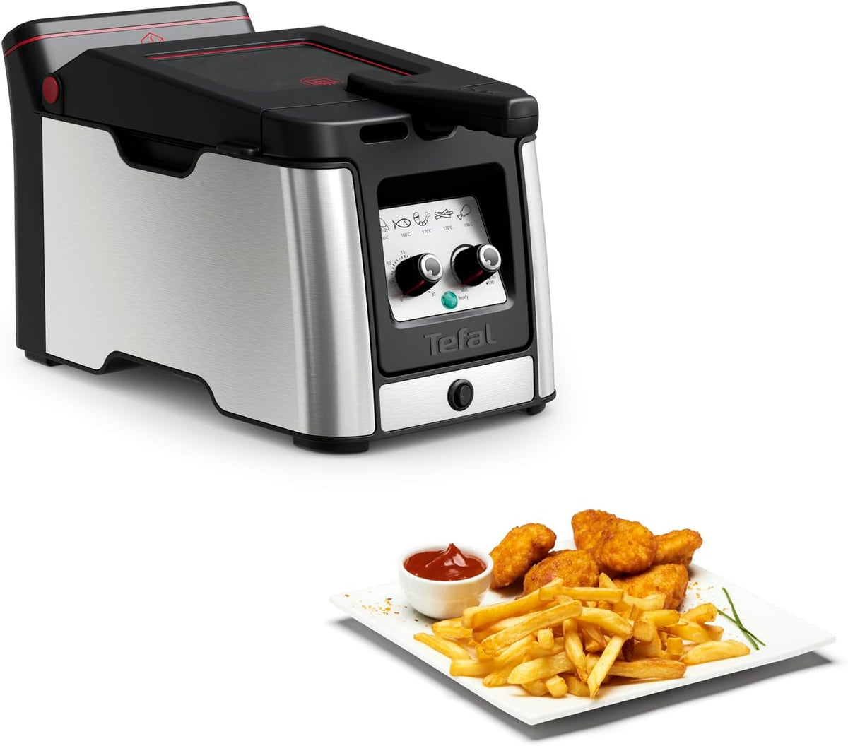 Tefal Zmywarka, FR600D10 – 2 kg, Biały, Pojemność 1