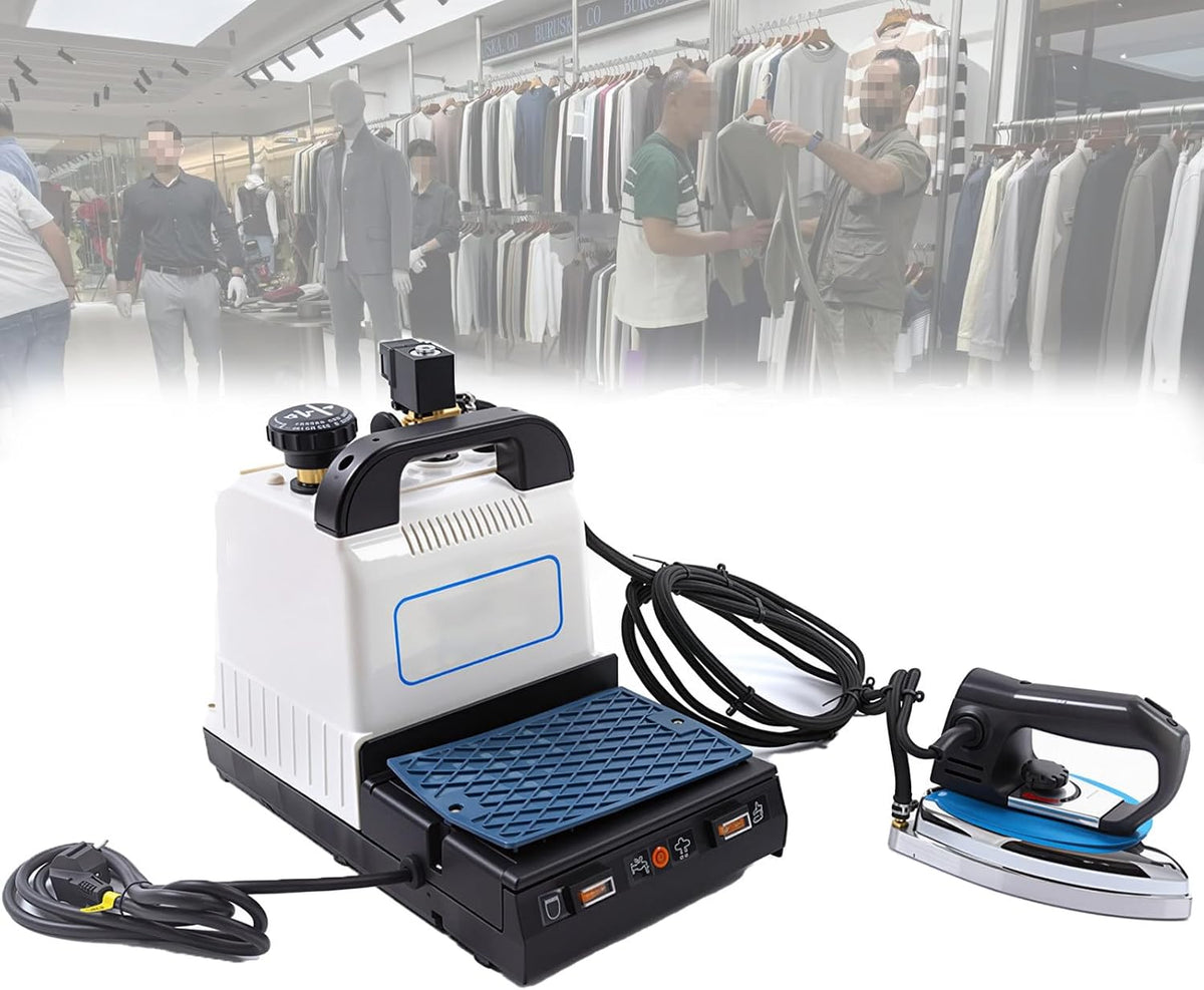 Centra prasowania Pnpaea – 39 cm, 110 V, 1600 W, Czarny – generator, stacja, elektryczne żelazko, profesjonalny – do komercyjnego prasowania