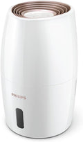 PHILIPS Nawilżacze jednopokojowe, HU2716, 200 ml, 32 m – Biały, 200 ml / h HU2716 / 10 Humanidyfikator, 3 prędkości, duży zbiornik – płyta IPS