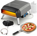 Tefal Piec do pizzy, 30 cm – Czarny / Srebrny, Elektryczny, na zewnątrz, 360 kamień obrotowy do maszyny do pizzy – autentyczne gotowanie w 90 sekund