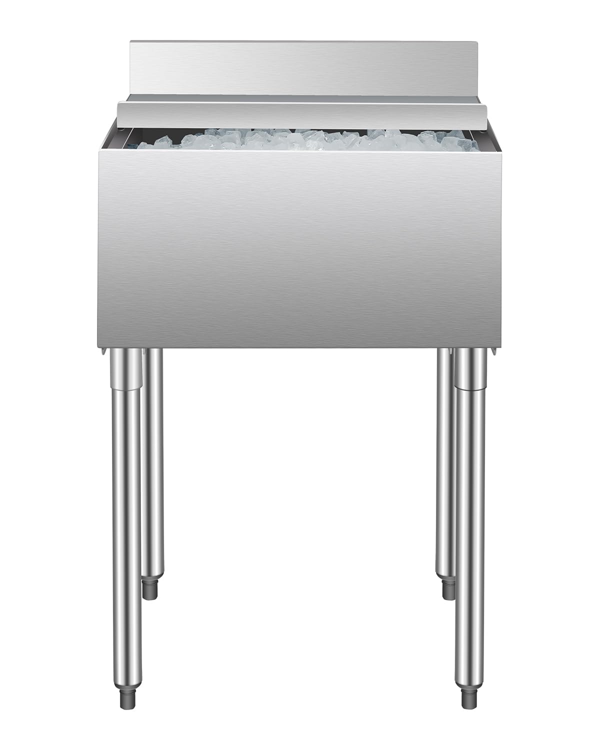 Szczypce do lodu VEVOR – 61 x 48 x 94 cm, 61 l, 21,6 kg, Srebrny – Komercyjny kosz na lód, kosz na lód