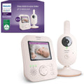 PHILIPS Monitory audio, SCD881, 7.2 cm – Czarny, praca bezprzewodowa, SCD881 / 26 Babyphone, kamera – monitor wideo dla dziecka, płyta IPS SCD881/26
