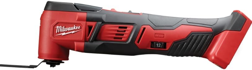 Narzędzia oscylacyjne Milwaukee, M18, 18 V, 20.3 cm – Czerwony/Czarny, metal, oświetlenie LED, praca bezprzewodowa – tylko