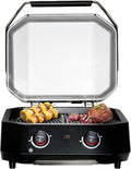 Grill cozze – SS430, 51 x 39 cm, 2100 W, 230 V – Srebrny, stal nierdzewna, oświetlenie LED, E- 500 termometr SS430 – 2 pola grzewcze
