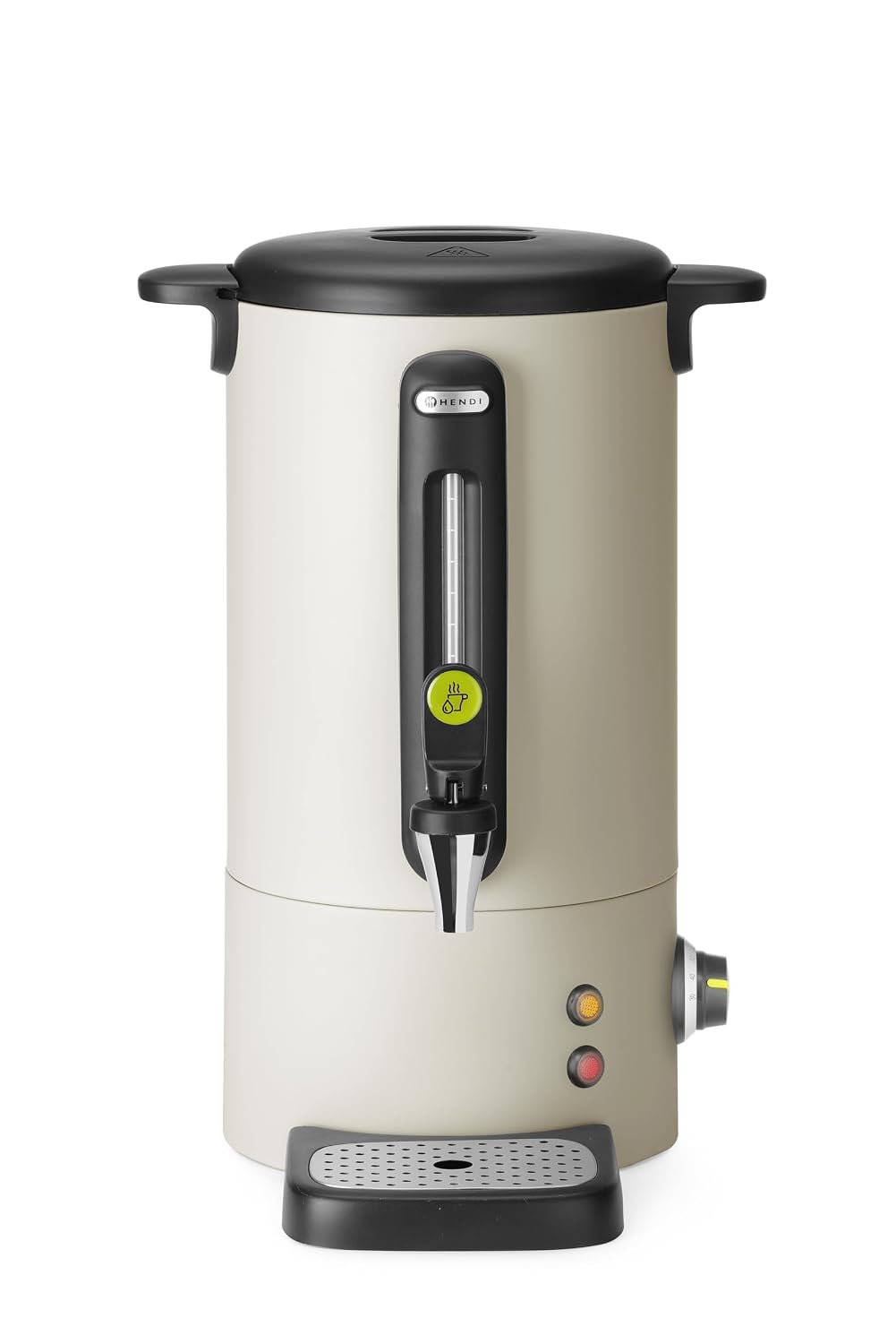 HENDI Dystrybutorzy napojów, 9 l, 950 W, 230 V – Srebrny, stal nierdzewna, czajnik elektryczny, 60 Hz – 50 / 60 Hz