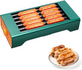 Grill, 42x12x9,5 cm, 220 V, 150 W – Czarny, stal nierdzewna, Hot-Maszyna, 0 do 180°C – Restauracja, Dla Kuchnia