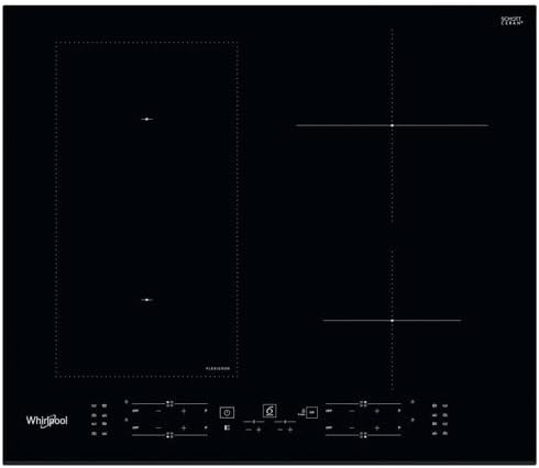 Płyta indukcyjna Whirlpool – kuchenka indukcyjna, B1160, 18 x 23 cm, 7200 W – Czarny, płyta grzewcza, 4 pola grzewcze, stół indukcyjny