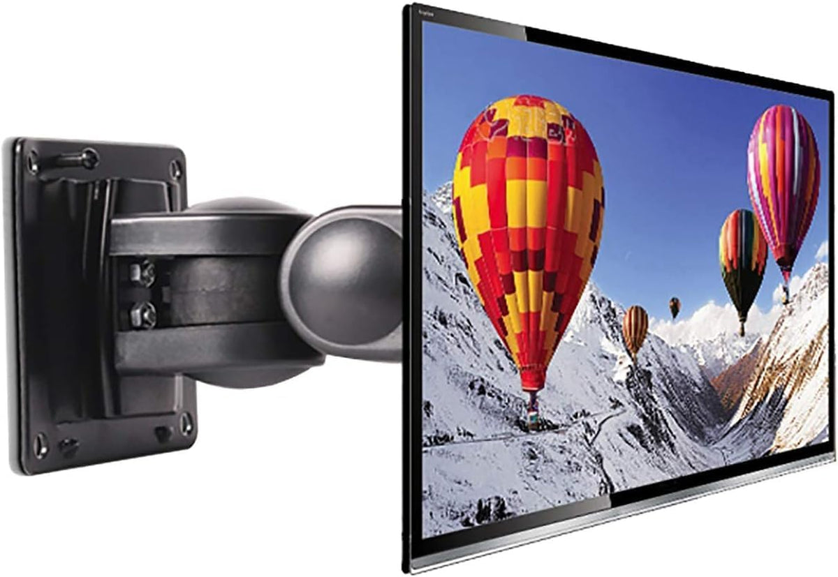 Uchwyt do telewizora, 24 cali, 8 kg – Czarny, 24 'Szafka TV, instalacja ścienna, Monitor TV muralnej – Uchwyt TV, nadaje się do ekranów do 24 cali