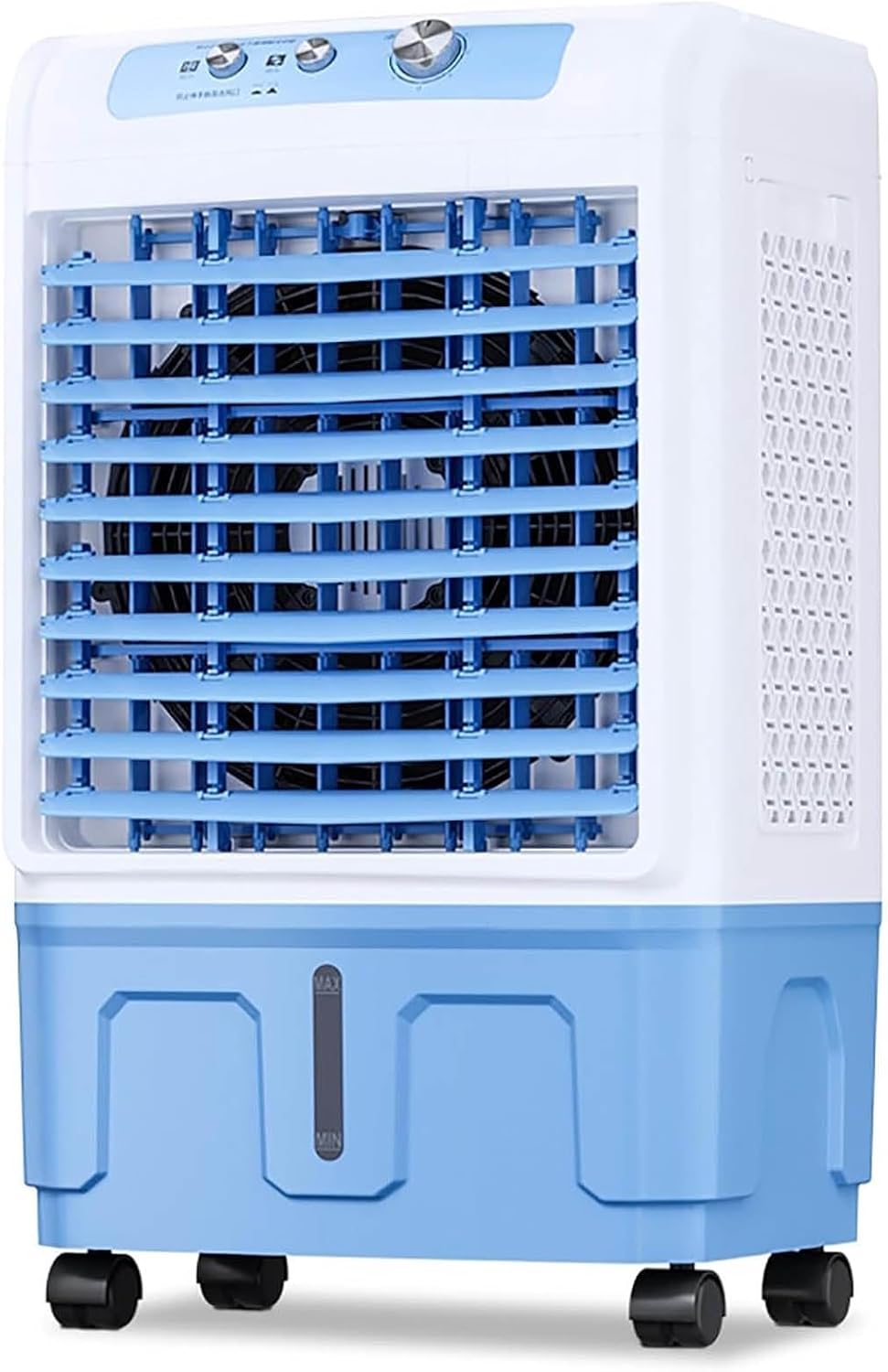 Klimatyzator przenośny LaYiQimn – klimatyzator mobilny, 79 cm, 20 l, Biały – Klimatyzator, przenośne, przemysłowe, 3 prędkości