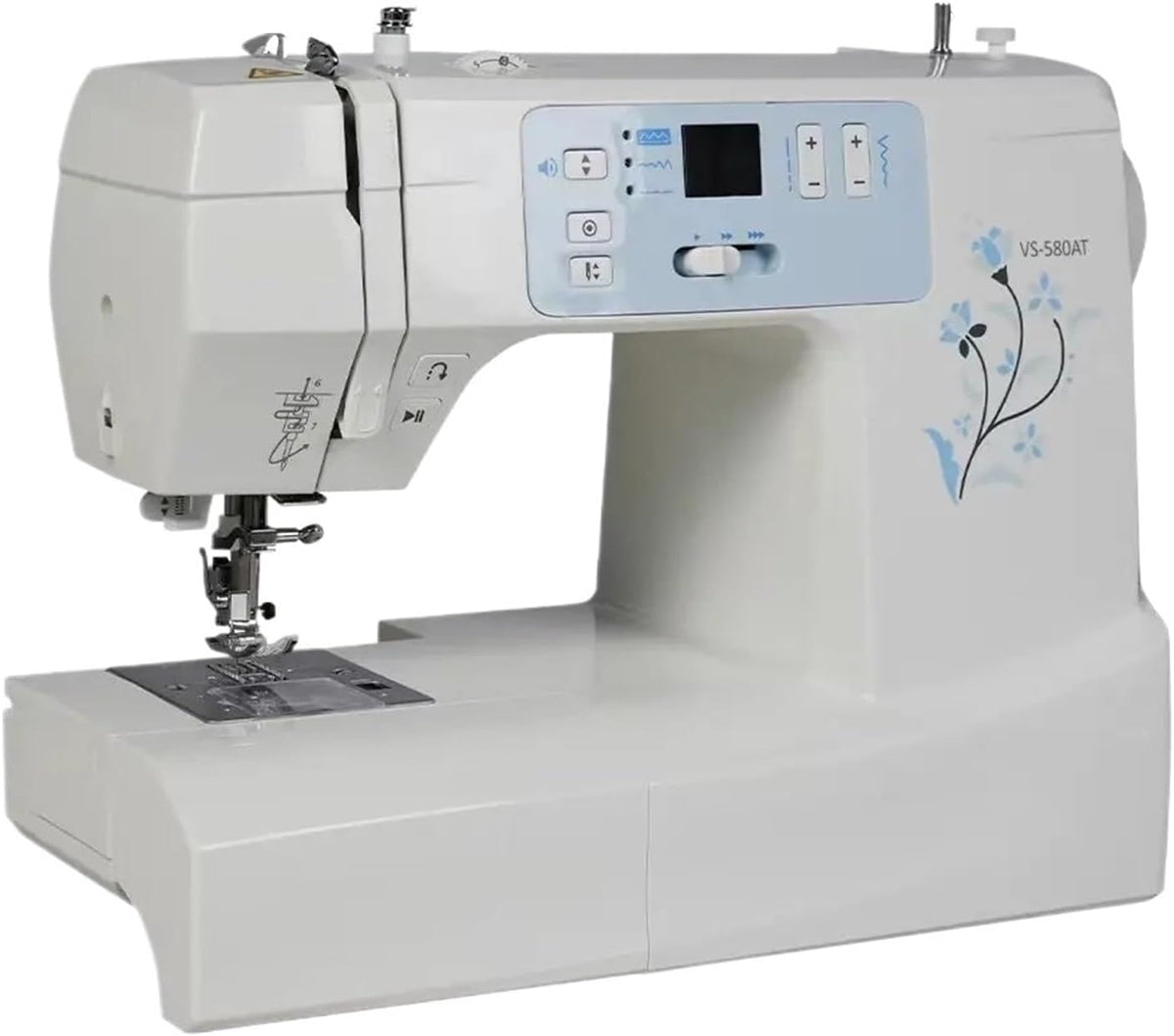 Maszyna do szycia POAHNCU, 580AT – 600X400X400 mm, Czarny, elektroniczna, VS- 580AT – elektryczna