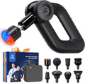 Masażer elektryczny BOB AND BRAD, 10 mm – 16 kg, 40 dB, Czarny, oświetlenie LED – BRAD D6 Pro Max + Masaż z głowicą ciepłą i zimną