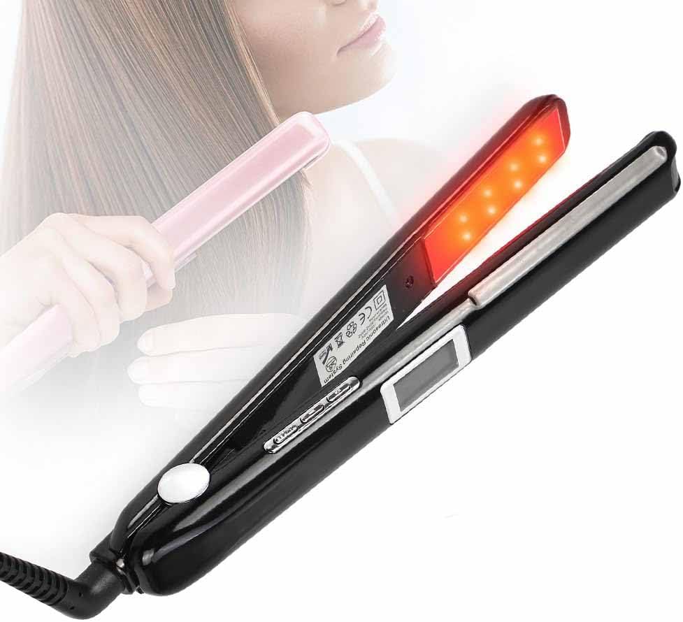 Prostownice do włosów szseynmy, 90 x 26 mm, 230 V – 555 g, Czarny, prostownica do włosów, LCD ekran – profesjonalny