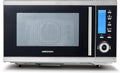 MEDION Grill, 25 l – 2500 W, 33 x 35 x 23 cm, Srebrny, Piec elektryczny – 900 / 1100, 10 programów, srebro, MD 15501