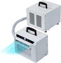 Klimatyzator przenośny YXHGNNS, klimatyzator mobilny – 1300 W, 240 V, 3000 BTU, Biały – USB, klimatyzator split, do użytku na zewnątrz, minutnik