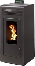 Ogrzewanie granulowane Interstoves, IP65 – 60 mm, 316 l, 11 kW, Czarny – Wi-Fi, pilot zdalnego sterowania, Naczynie kuchenne, czarne