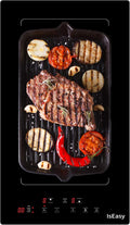 Płyta indukcyjna IsEasy, kuchenka indukcyjna – 3400 W, 51 cm, Czarny, płyta grzewcza – 2 pola grzewcze, indukcyjny stół do gotowania, Boost, built- in