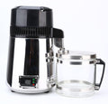 Filtr do wody KELUNIS, system filtracji wody, 750 W, 220 V – 1 l, Srebrny, stal nierdzewna, Kolekcja Carafe szkło – Dozownik wody