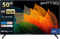 Telewizor Smart TV Antteq, S50, 50 cali – Czarny, Bluetooth, Wi-Fi, telewizor – Google S50 Smart TV, 4K UHD, potrójny tuner DVB- T2, dźwięk Dolby