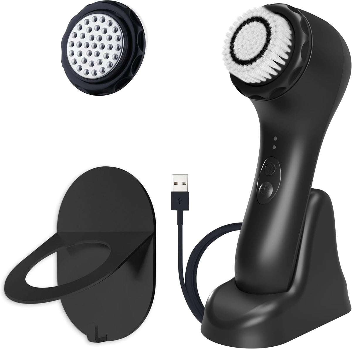 SPA SCIENCES Szczotki do twarzy i urządzenia do czyszczenia – Czarny, USB, Szczotka, Sonic Szczotka czyszczenie z systemem do włosów i infuzji
