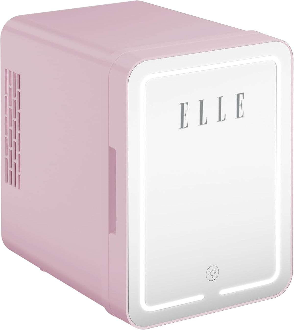 ELLE Minilodówka, mała lodówka – 4 l, Fioletowy, oświetlenie LED, Lodówka – dotyk, wyjmowalny, Tactical Lighting Regulowany